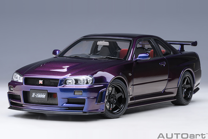 77464 1/18 NISMO R34 GT-R Z-TUNE(MIDNIGHT PURPLE III)