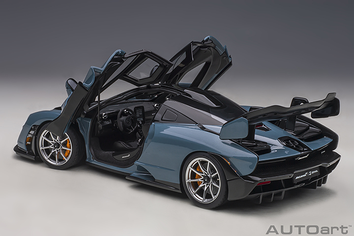 76077 1/18 McLAREN SENNA (VISION VICTORY/GREY)