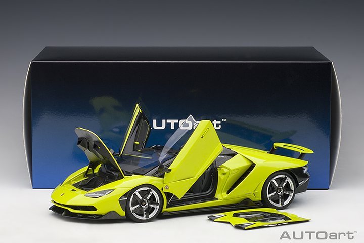 79118 1/18 LAMBORGHINI CENTENARIO ROADSTER (VERDE SCANDAL/SOLID LIGHT GREEN)