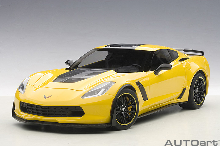 71260  1/18 CHEVROLET CORVETTE C7 Z06 C7R EDITION (CORVETTE RACING YELLOW)