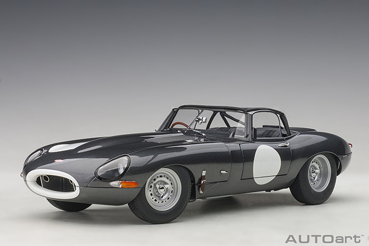 73647 1/18 JAGUAR LIGHTWEIGHT E-TYPE (DARK GREY)