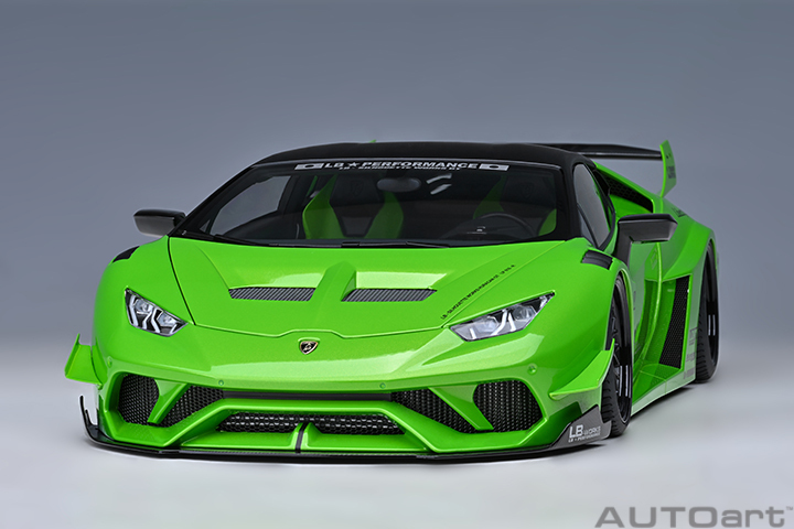 79128 1/18 LIBERTY WALK LB SILHOUETTE WORKS HURACAN GT (PEARL GREEN)