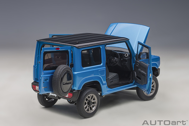 78502 1/18 SUZUKI JIMNY (JB64)(BRISK BLUE METALLIC / BLACK ROOF)
