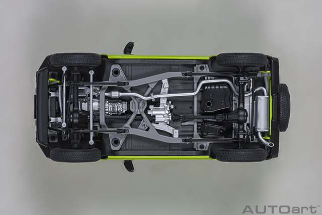 78501 1/18 SUZUKI JIMNY (JB64)(KINETIC YELLOW / BLUISH BLACK PEARL METALLIC ROOF)