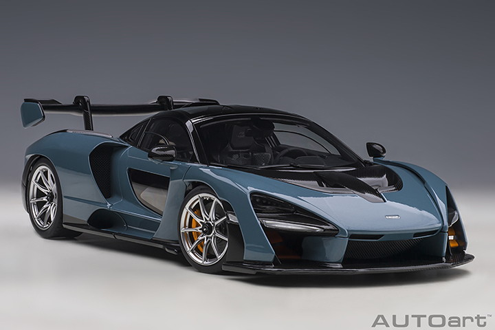 76077 1/18 McLAREN SENNA (VISION VICTORY/GREY)