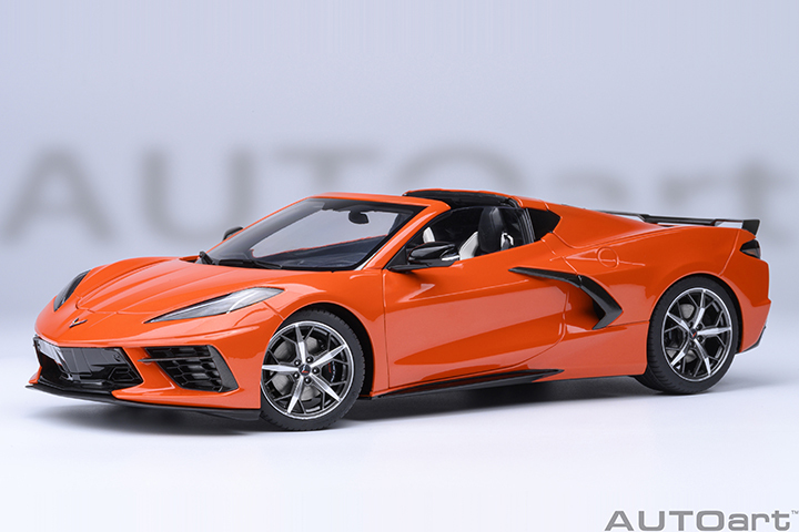 71283 1/18 CHEVROLET CORVETTE C8 STINGRAY Z51 (SEBRING ORANGE)