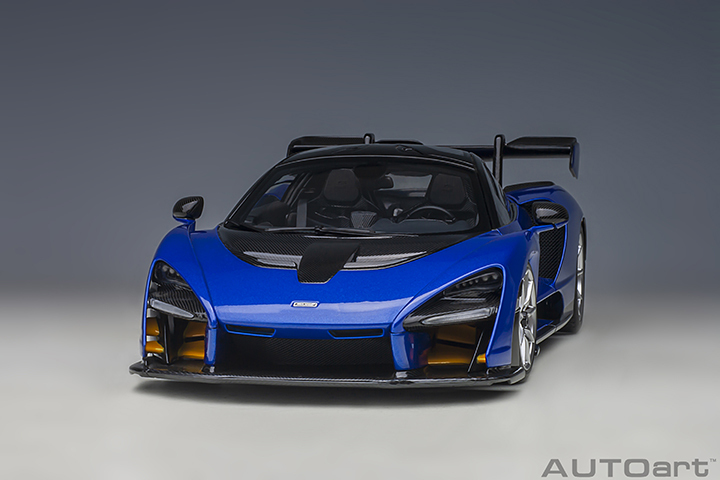 76079 1/18 McLAREN SENNA (TROPHY KYANOS/BLUE)