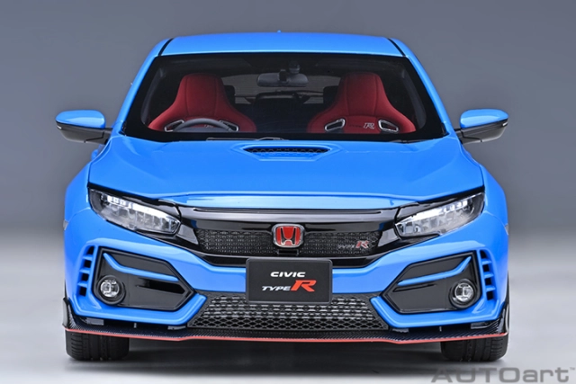 73224 1/18 HONDA CIVIC TYPE R (FK8) 2021 (RACING BLUE PEARL)