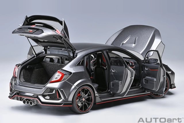 73221 1/18 HONDA CIVIC TYPE R (FK8) 2021 (POLISHED METAL METALLIC)