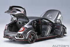 73221 1/18 HONDA CIVIC TYPE R (FK8) 2021 (POLISHED METAL METALLIC)