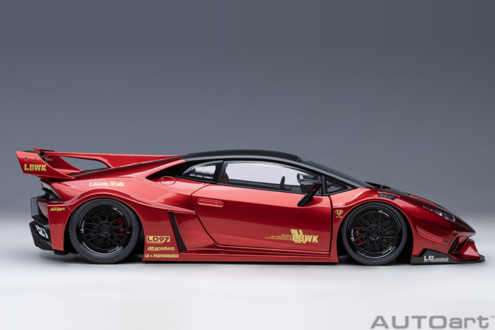 79126 1/18 LIBERTY WALK LB SILHOUETTE WORKS HURACAN GT (RED)