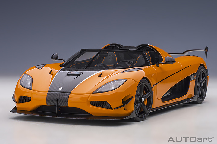 79023 1/18 KOENIGSEGG AGERA RS (CONE ORANGE/CARBON BLACK/BLACK ACCENTS)