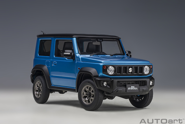 78507 1/18 SUZUKI JIMNY SIERRA (JB74)(BRISK BLUE METALLIC / BLACK ROOF)