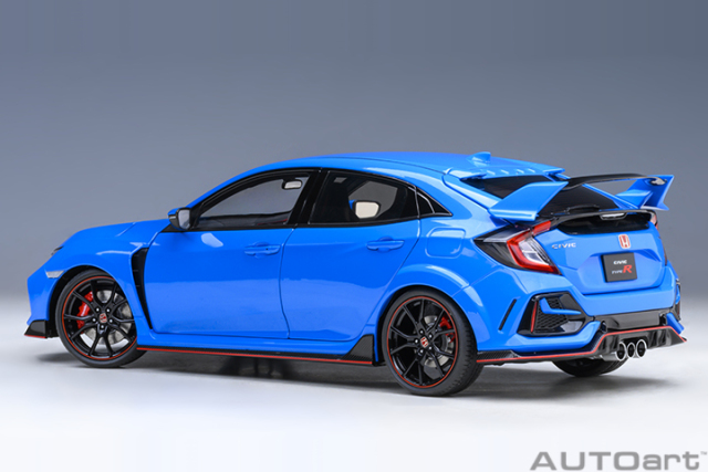 73224 1/18 HONDA CIVIC TYPE R (FK8) 2021 (RACING BLUE PEARL)