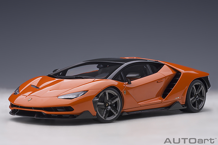 79201 1/18 LAMBORGHINI CENTENARIO (ARANCIO ARGOS/PEARL ORANGE)