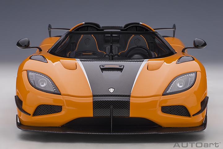 79023 1/18 KOENIGSEGG AGERA RS (CONE ORANGE/CARBON BLACK/BLACK ACCENTS)