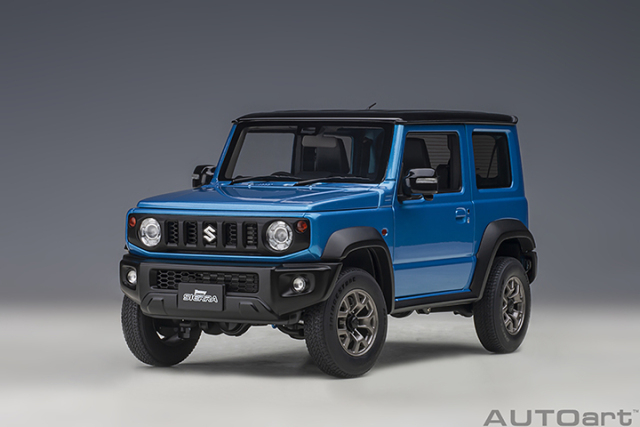 78507 1/18 SUZUKI JIMNY SIERRA (JB74)(BRISK BLUE METALLIC / BLACK ROOF)