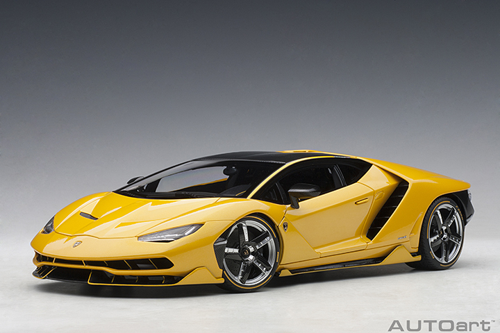 79115 1/18 LAMBORGHINI CENTENARIO (NEW GIALLO ORION/METALLIC YELLOW)