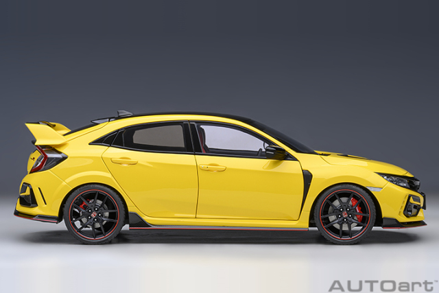 73225 1/18 HONDA CIVIC TYPE R (FK8) LIMITED EDITION (SUNLIGHT YELLOW)