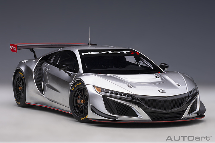 81897 1/18 HONDA NSX GT3 2018 (HYPER SILVER)