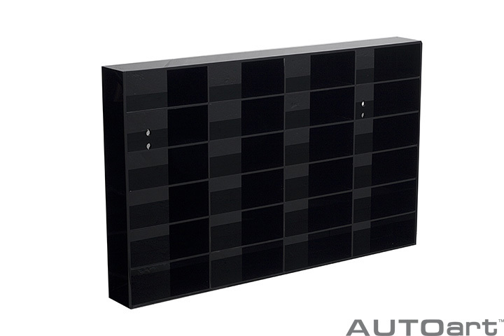 90031 1/43 ACRYLIC DISPLAY SHELF FOR 24 X 1/43 MODEL CARS (BLACK)