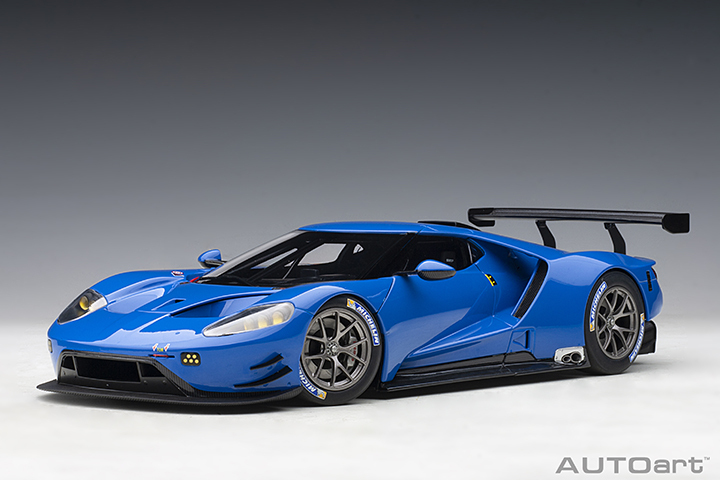 81812 1/18 FORD GT LE MANS PLAIN COLOR VERSION (LIGHTNING BLUE)