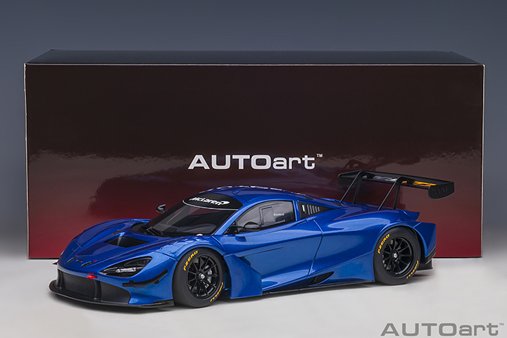 81970 1/18 McLAREN 720S GT3 (AZURE BLUE) - SEALED BODY