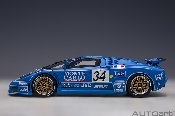 89417 1/18 BUGATTI EB110 LM LE MANS 24HR 1994 #34