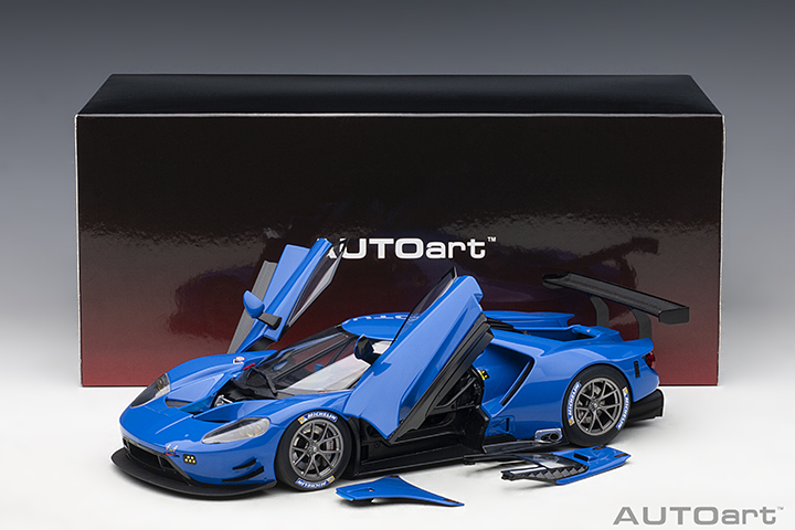 81812 1/18 FORD GT LE MANS PLAIN COLOR VERSION (LIGHTNING BLUE)