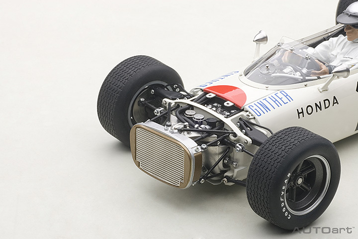 86599 1/18 HONDA RA272 F1 GRAND PRIX MEXICO 1965 RICHIE GINTHER #11 (WITH DRIVER FIGURE FIT)