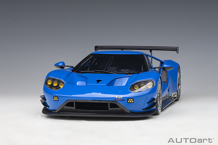 81812 1/18 FORD GT LE MANS PLAIN COLOR VERSION (LIGHTNING BLUE)