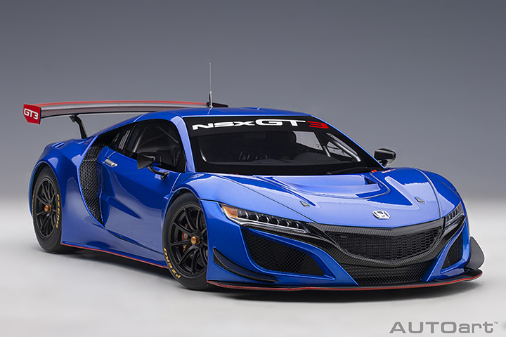 81896 1/18 HONDA NSX GT3 2018 (HYPER BLUE)