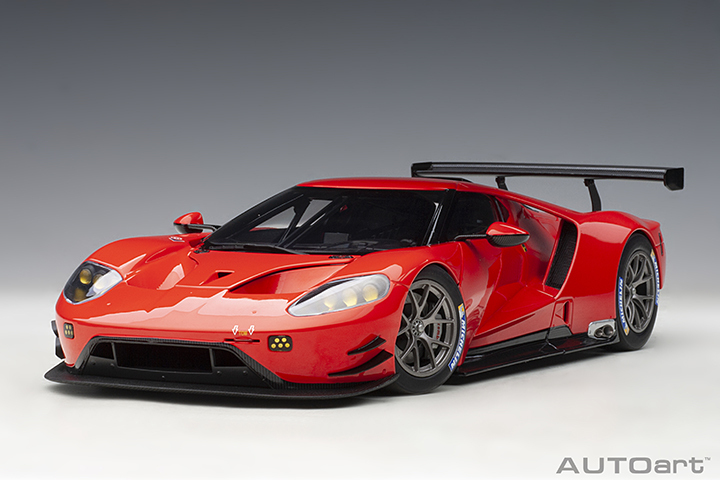 81811 1/18 FORD GT LE MANS PLAIN COLOR VERSION (RUBY RED)