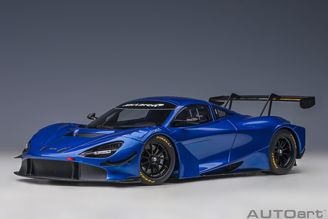 81970 1/18 McLAREN 720S GT3 (AZURE BLUE) - SEALED BODY