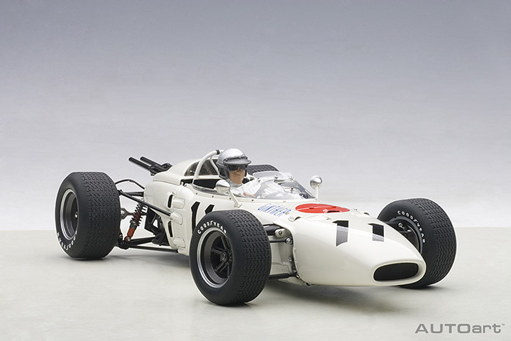 86599 1/18 HONDA RA272 F1 GRAND PRIX MEXICO 1965 RICHIE GINTHER #11 (WITH DRIVER FIGURE FIT)