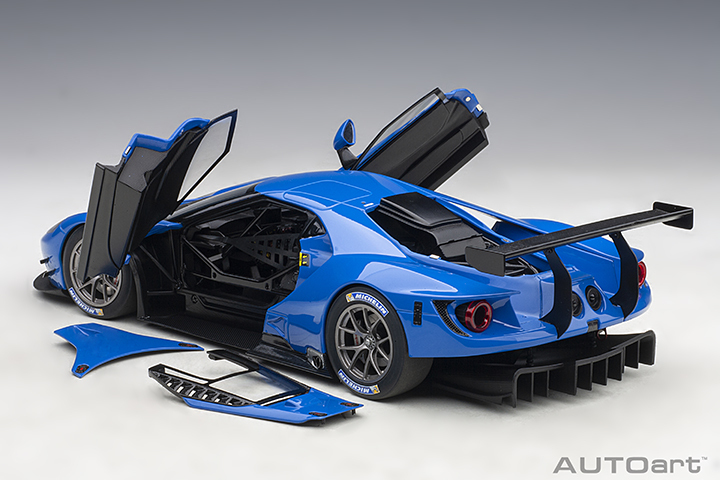 81812 1/18 FORD GT LE MANS PLAIN COLOR VERSION (LIGHTNING BLUE)