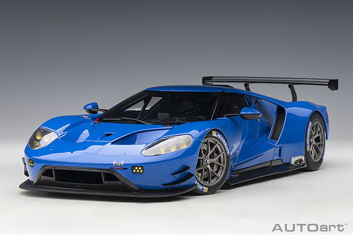 81812 1/18 FORD GT LE MANS PLAIN COLOR VERSION (LIGHTNING BLUE)