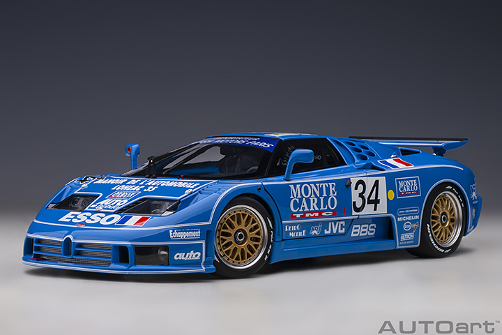 89417 1/18 BUGATTI EB110 LM LE MANS 24HR 1994 #34