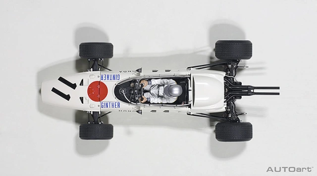 86599 1/18 HONDA RA272 F1 GRAND PRIX MEXICO 1965 RICHIE GINTHER #11 (WITH DRIVER FIGURE FIT)