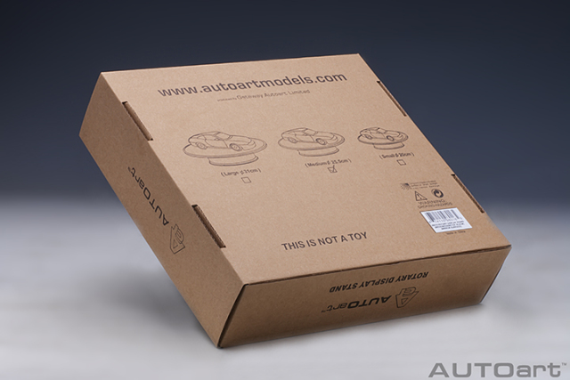 98016 ROTARY DISPLAY STAND (MEDIUM DIAMETER 25.5CM) (MIRROR SURFACE)