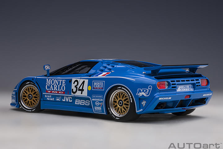 89417 1/18 BUGATTI EB110 LM LE MANS 24HR 1994 #34