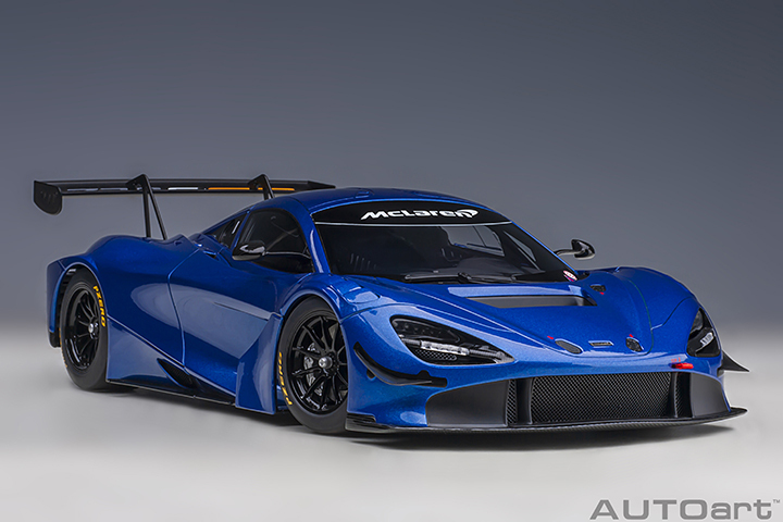 81970 1/18 McLAREN 720S GT3 (AZURE BLUE) - SEALED BODY