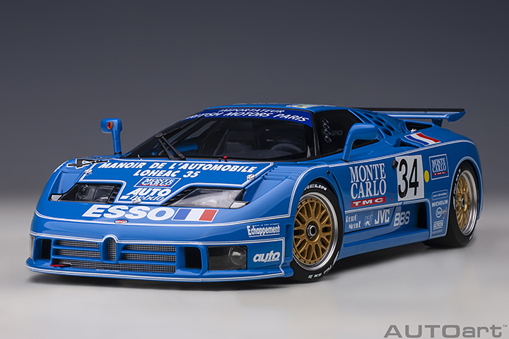 89417 1/18 BUGATTI EB110 LM LE MANS 24HR 1994 #34