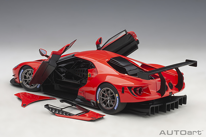 81811 1/18 FORD GT LE MANS PLAIN COLOR VERSION (RUBY RED)