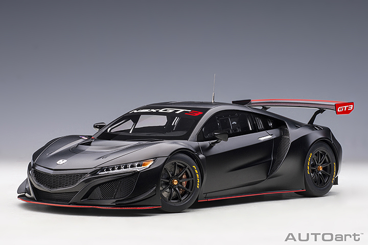 81899 1/18 HONDA NSX GT3 2018 (MATT BLACK)