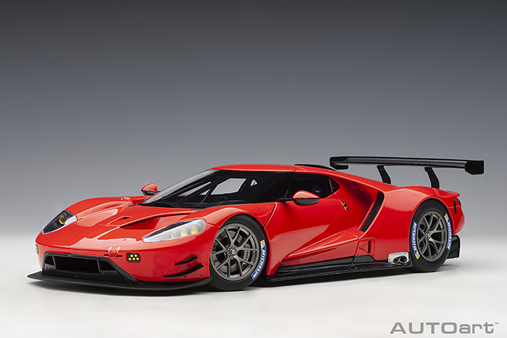 81811 1/18 FORD GT LE MANS PLAIN COLOR VERSION (RUBY RED)