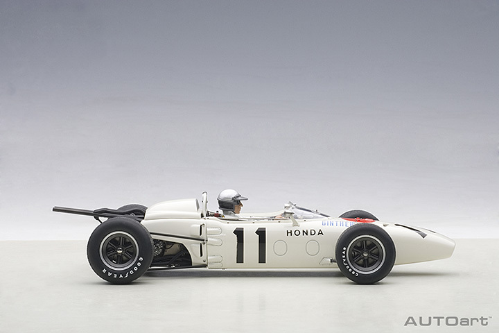 86599 1/18 HONDA RA272 F1 GRAND PRIX MEXICO 1965 RICHIE GINTHER #11 (WITH DRIVER FIGURE FIT)