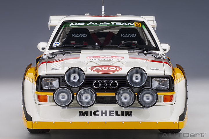 88503 1/18 AUDI QUATTRO S1 RALLY SAN REMO 1985 WINNER W. RöHRL/C. GEISTDöRFER #5