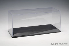 90001 1/18 CLEAR COVER & PLASTIC BASE PLATE SET --- INDIVIDUAL PACKED