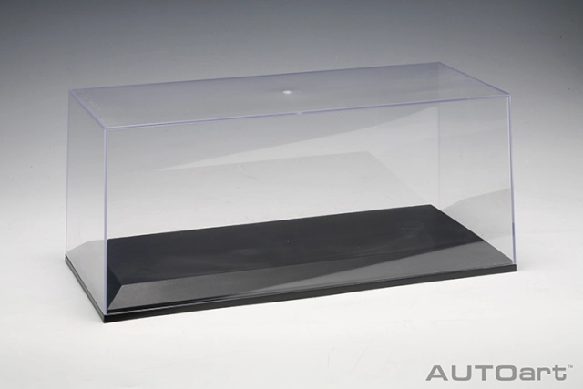 90001 1/18 CLEAR COVER & PLASTIC BASE PLATE SET --- INDIVIDUAL PACKED